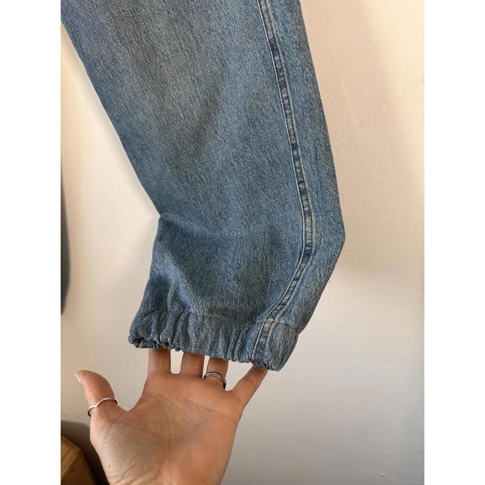 FRAME The Lounge high-rise barrel-leg jeans Bubble Size 27 Ballon Flaw - Picture 4 of 11